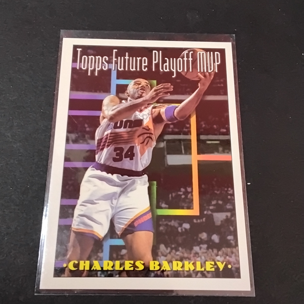 Topps Future Playoff MVP Charles Barkley Card